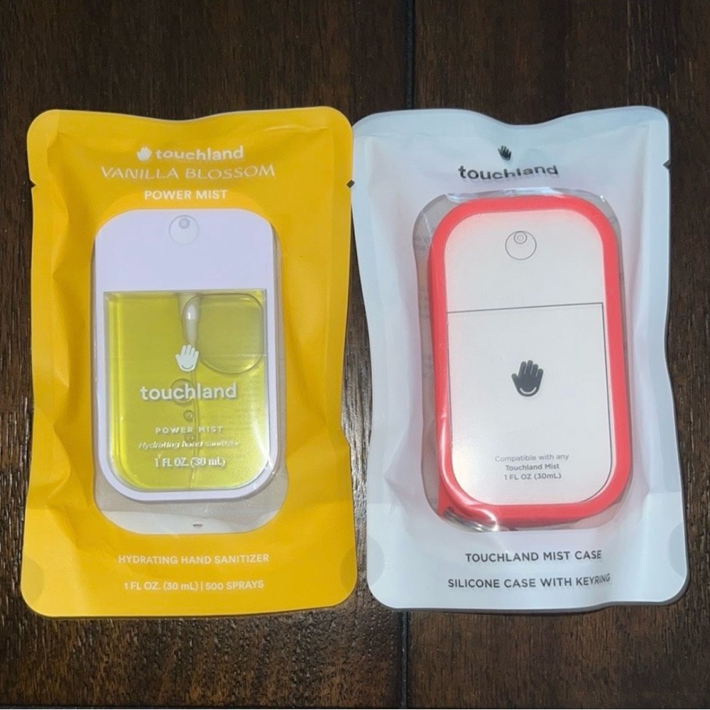 Touchland Vanilla Blossom Mist Hand Sanitizer with Silicone Case